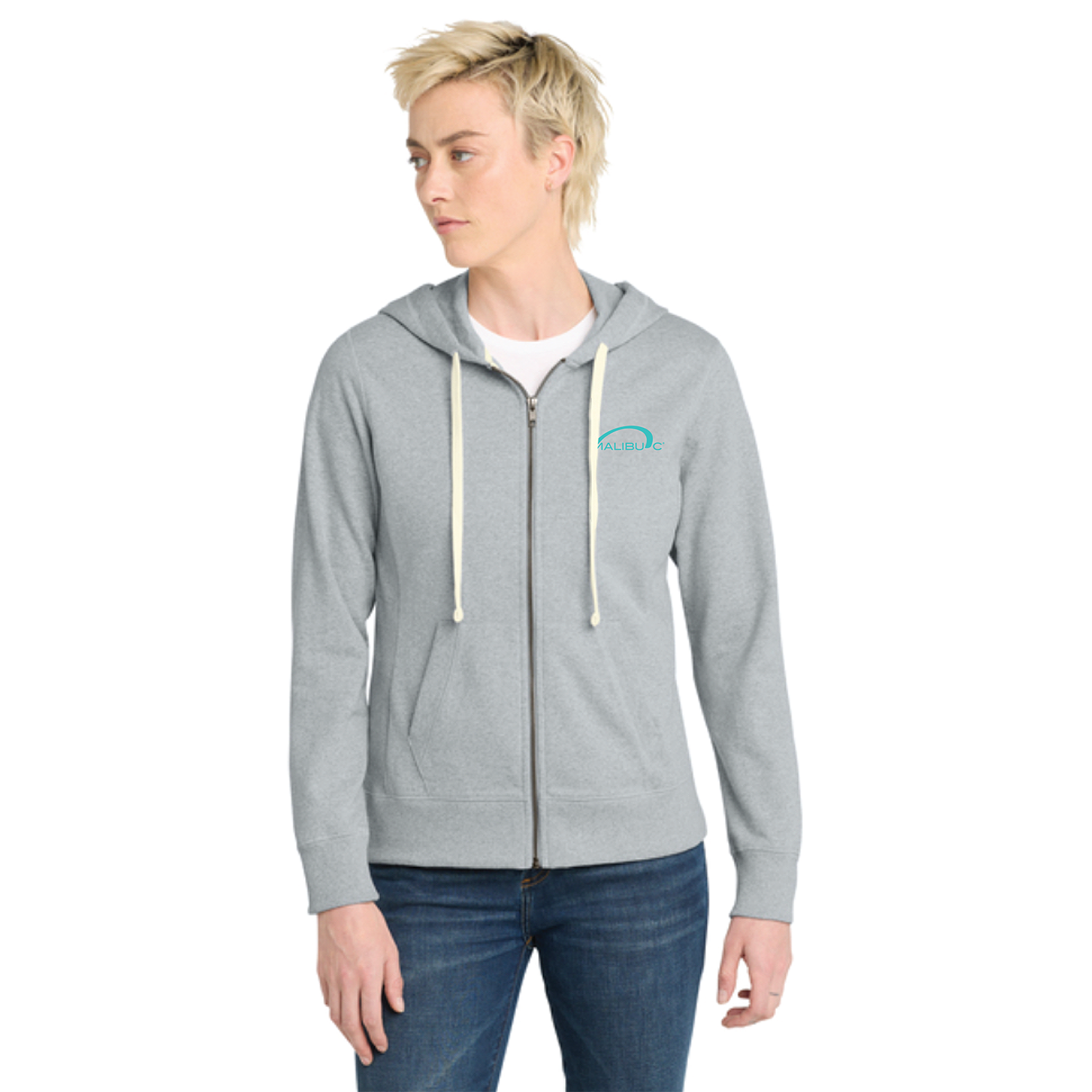 Malibu C : Women's District Re-Fleece Full-Zip Hoodie