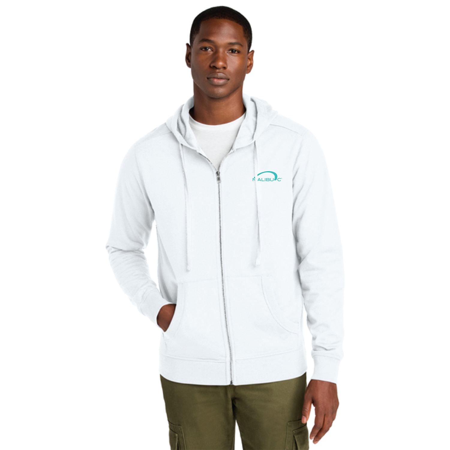 Malibu C : District Re-Fleece Full-Zip Hoodie