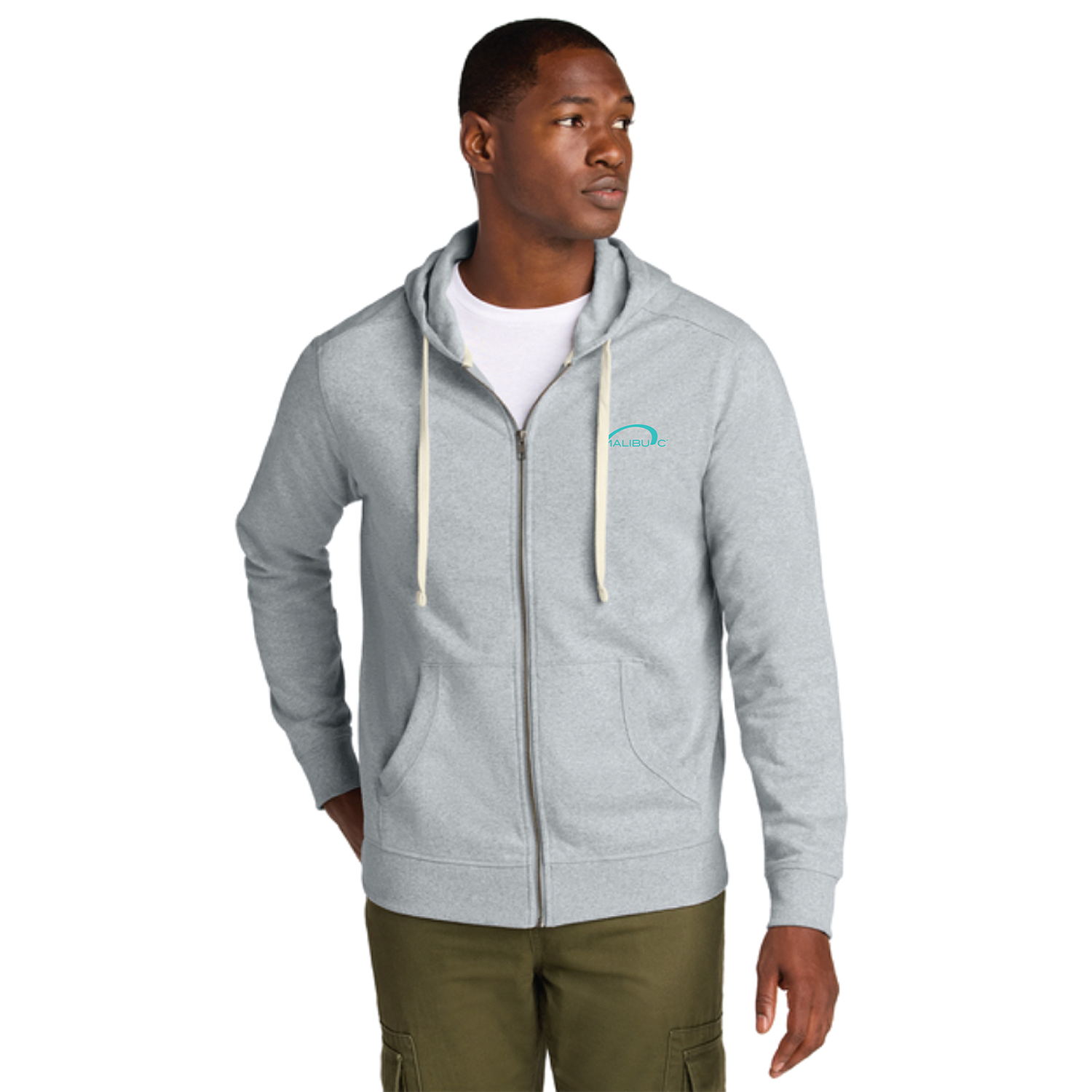 Malibu C : District Re-Fleece Full-Zip Hoodie