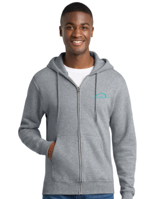 Malibu C : Big & Tall - Port & Co Core Fleece Full-Zip Hoodie