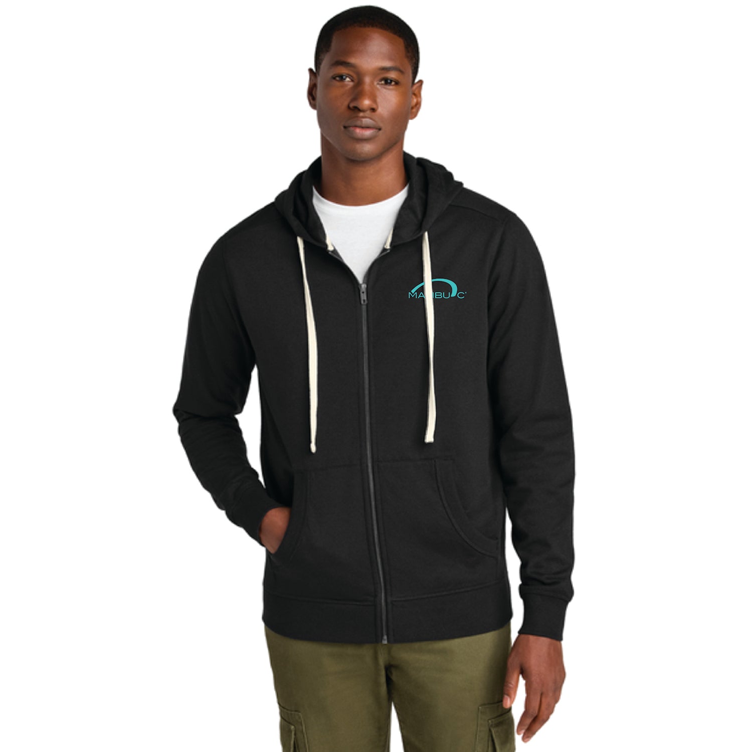 Malibu C : District Re-Fleece Full-Zip Hoodie