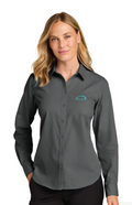 Malibu C : Port Authority® Women’s Long Sleeve Nailhead Easy Care Shirt