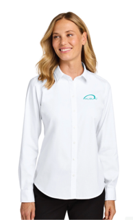 Malibu C : Port Authority® Women’s Long Sleeve Nailhead Easy Care Shirt